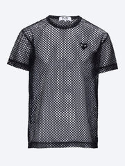 T-shirt mesh large black  emblem ref: