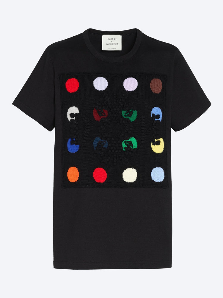 T-shirt with knitted patch 1