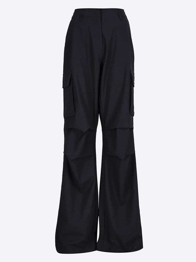 COPERNI WOMEN-CLOTHING CARGO PANTS Tailored wide leg cargo pants