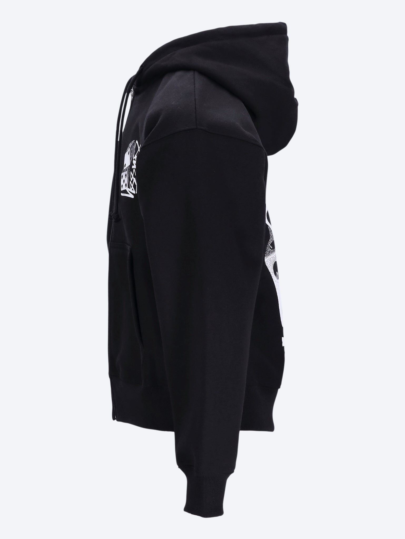 Großer Würfel-Kapuzenpullover mit Reißverschluss 2