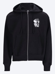 Großer Würfel-Kapuzenpullover mit Reißverschluss ref: