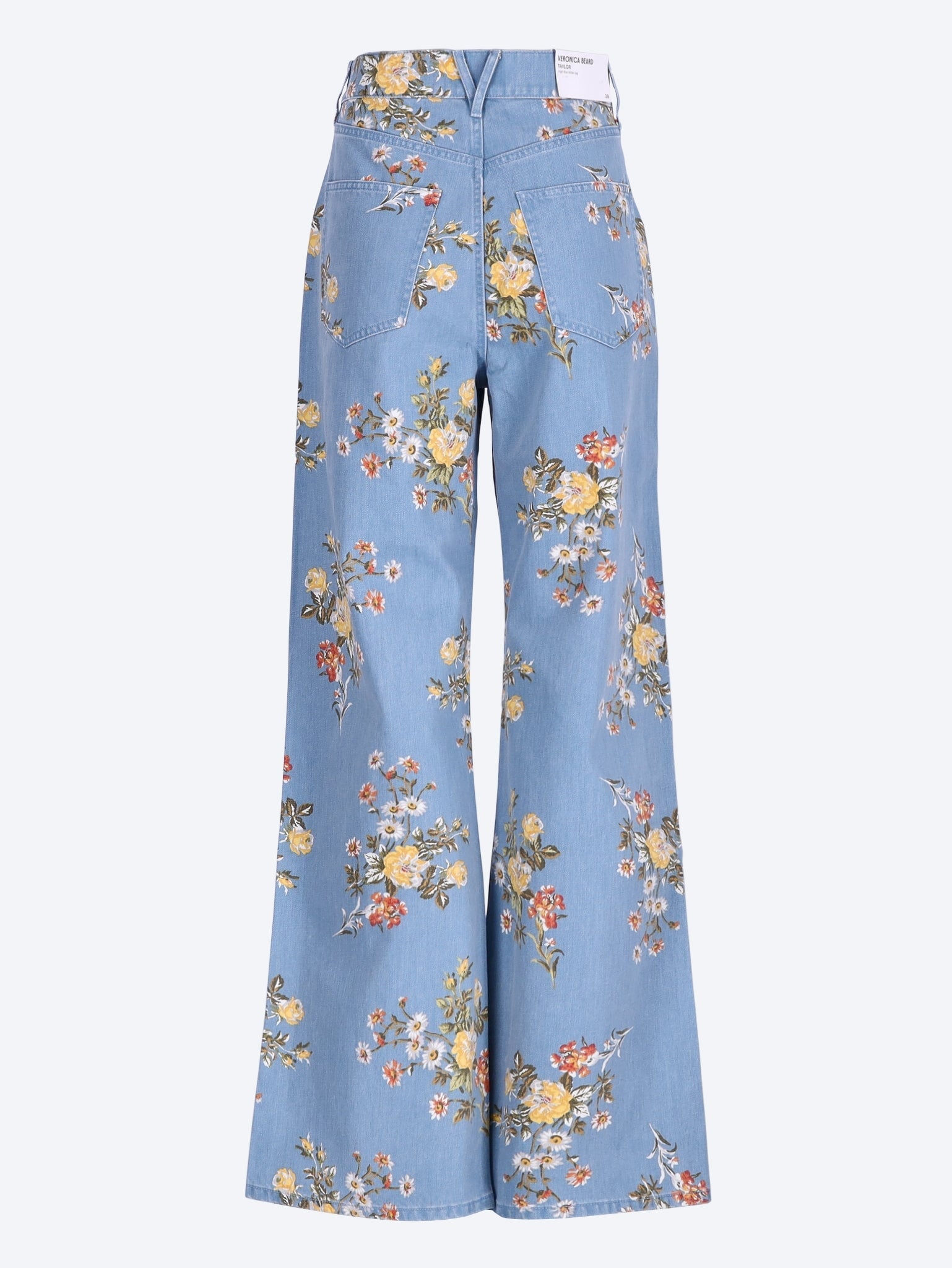 Taylor-Jeans mit hohem Bund und weitem Bein 3