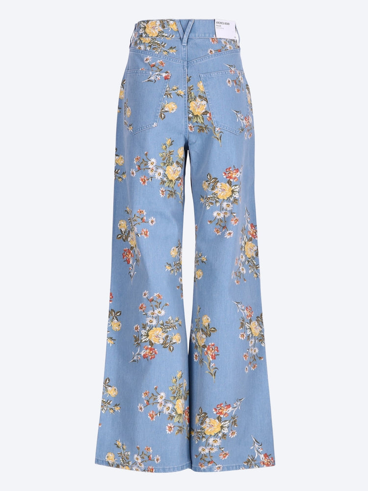 Taylor-Jeans mit hohem Bund und weitem Bein 3