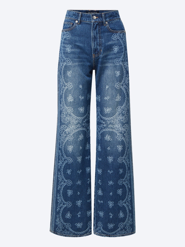 Taylor high rise wide leg jeans 1