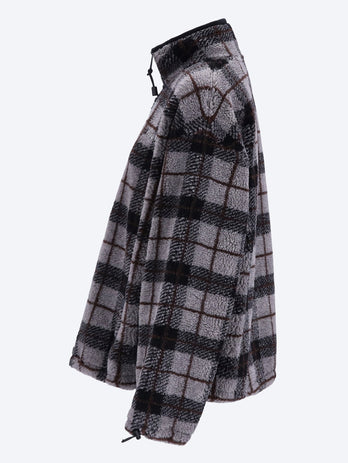 Teddy check jacket