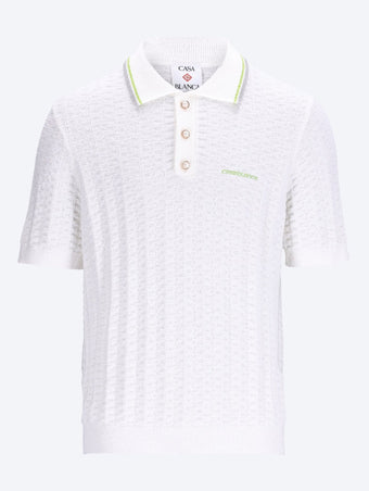 Tennis boucle polo shirt