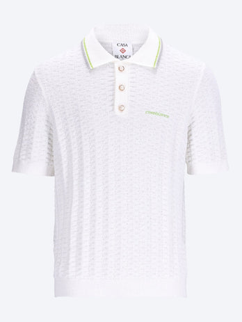 Tennis boucle polo shirt