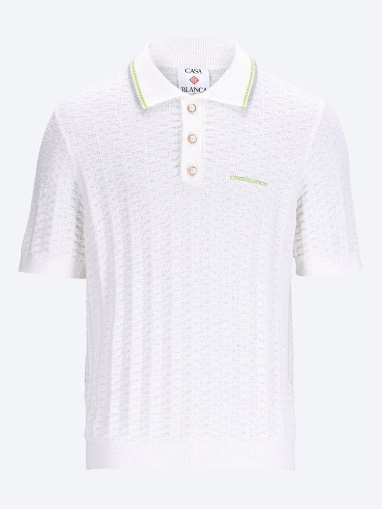 Tennis boucle polo shirt 1