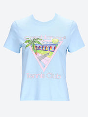Tennis club icon fitted t-shirt ref: