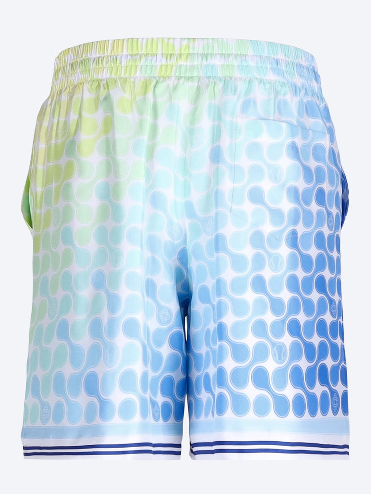 Tennis tile silk shorts 3