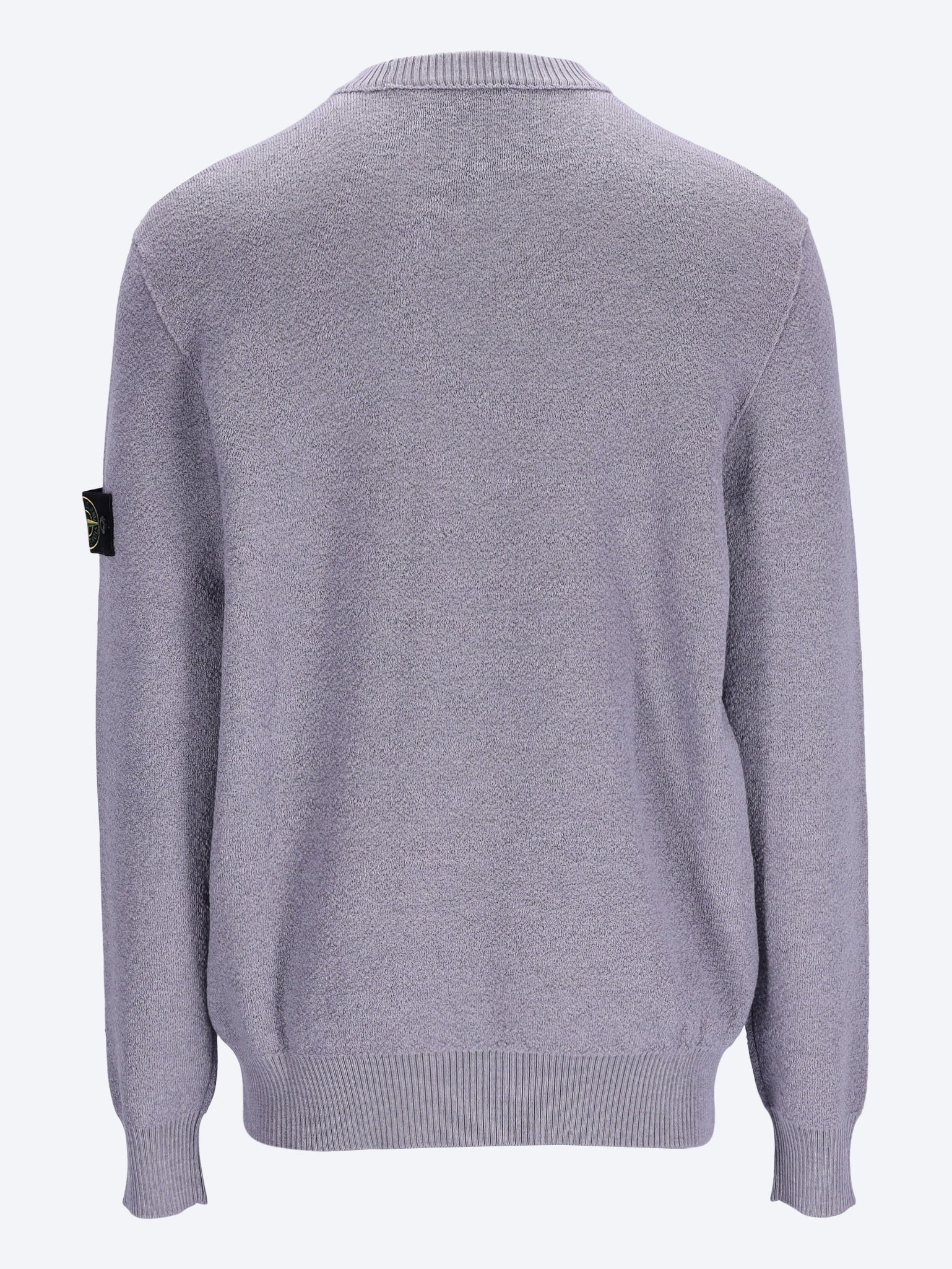 Textured stitch pure rws wool crewneck sweater 3