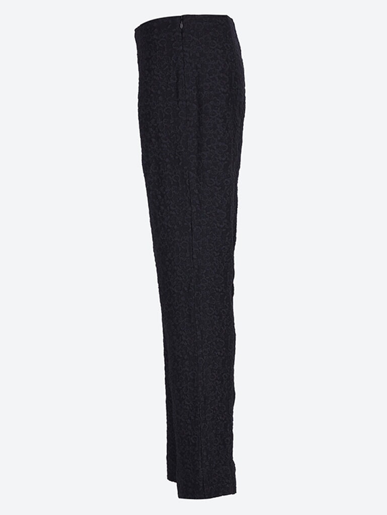 Textured suiting cropped pants 2