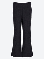 Textured suiting cropped pants ref: