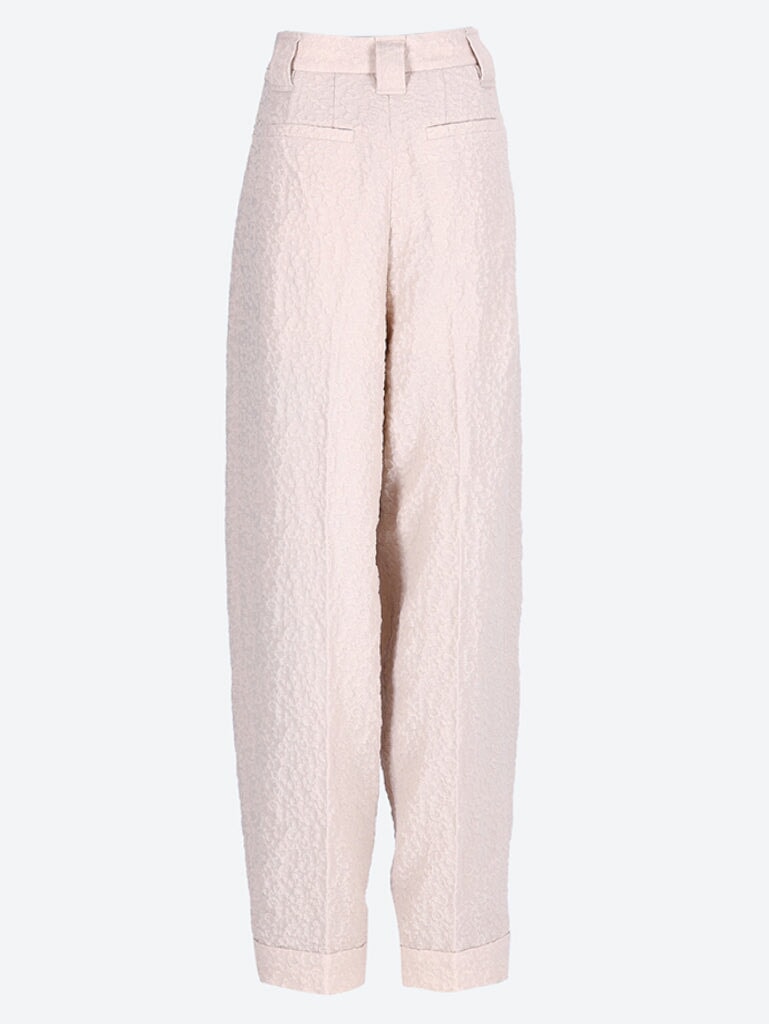 Pantalon de taille moyenne texturé 3