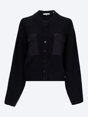 Le cardigan en cachemire contrasté ref: