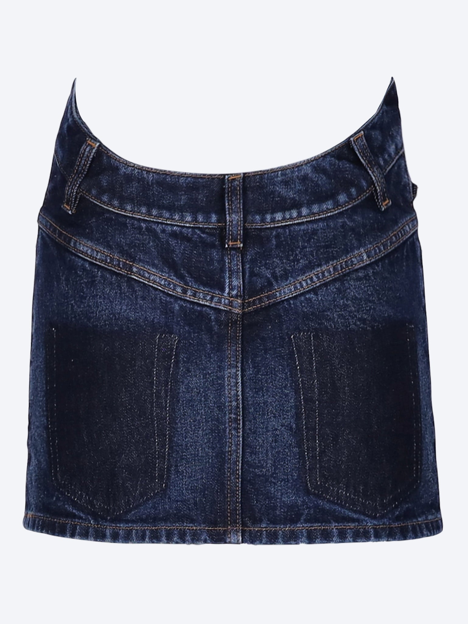 Der geschwungene Jeans-Minirock 3