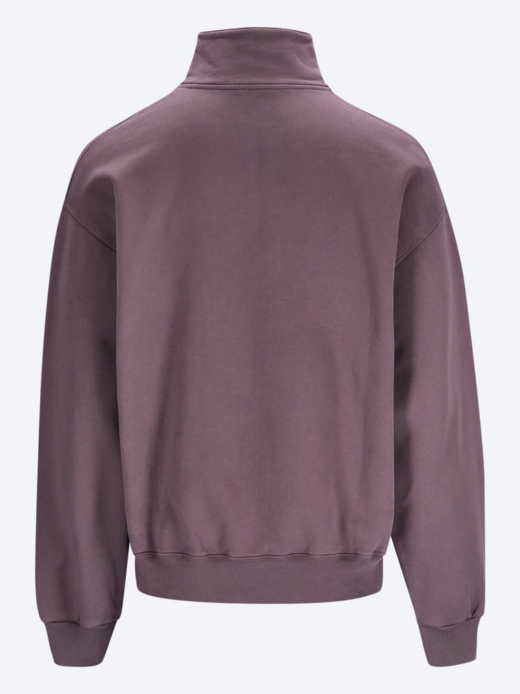 Le sweat col roulé zippé en gros grain 3