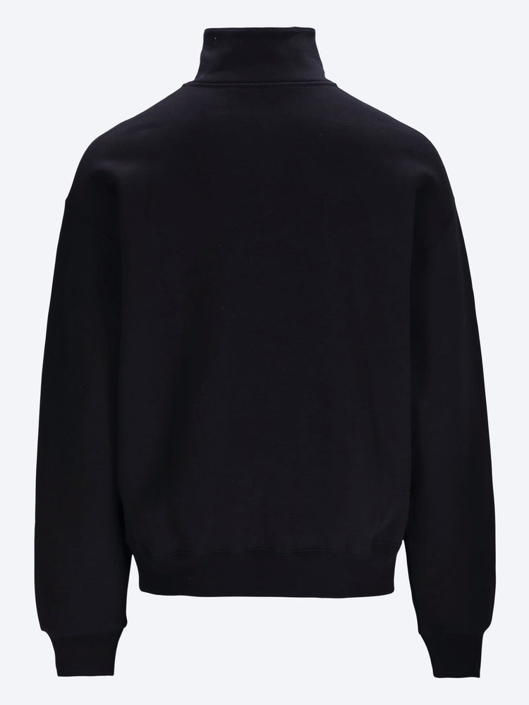Das Rollkragen-Sweatshirt mit Reißverschluss aus Ripsband 3