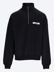 Das Rollkragen-Sweatshirt mit Reißverschluss aus Ripsband ref: