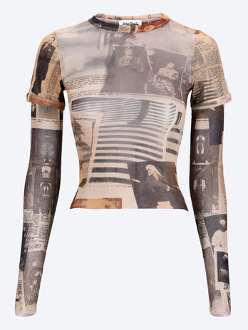 The journal printed baby top