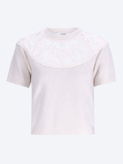 The lace gathered sweater ref: