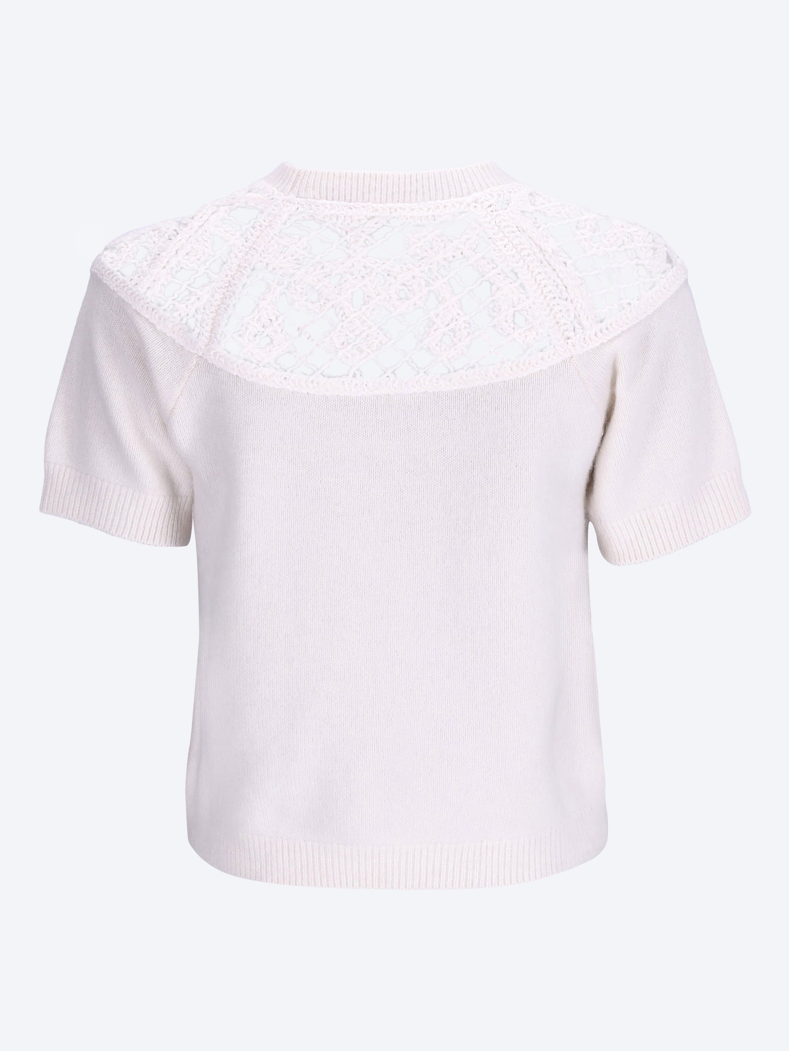 The lace gathered sweater 2