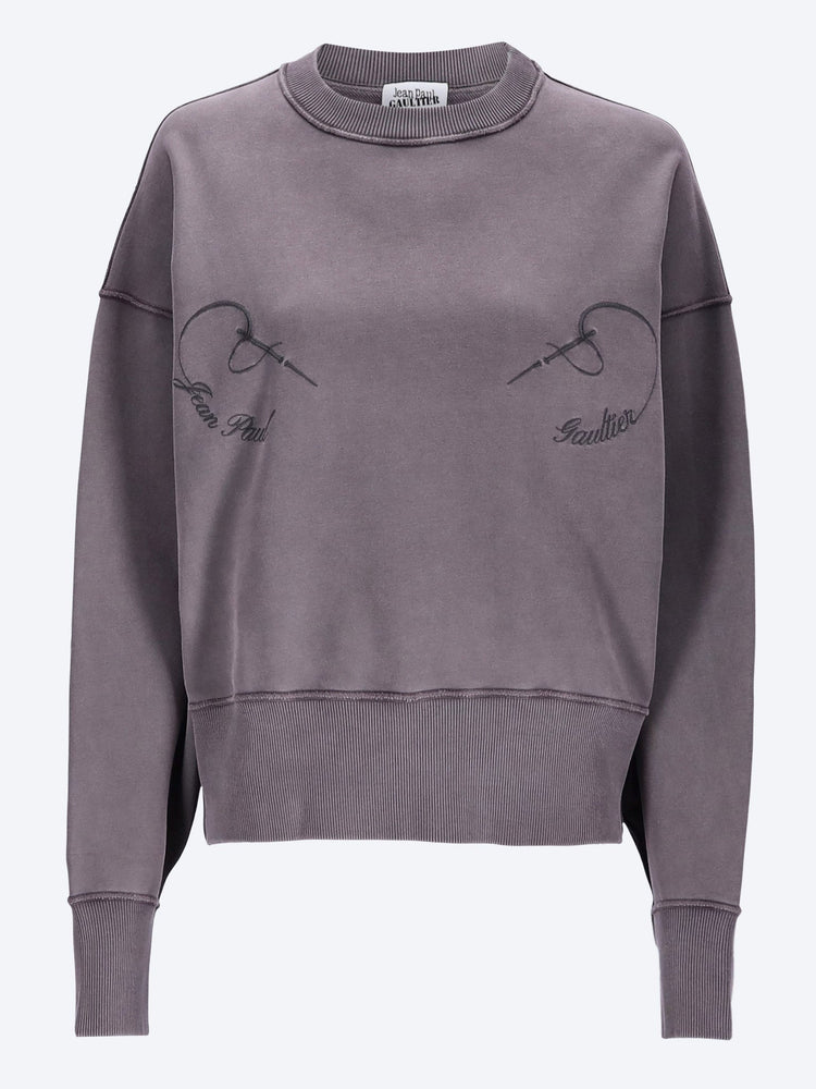 Das Nadeln-Jeans-Paul-Gaultier-Fleece-Sweatshirt 1