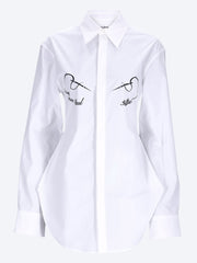 The needles jean paul gaultier flock printed shirt ref: