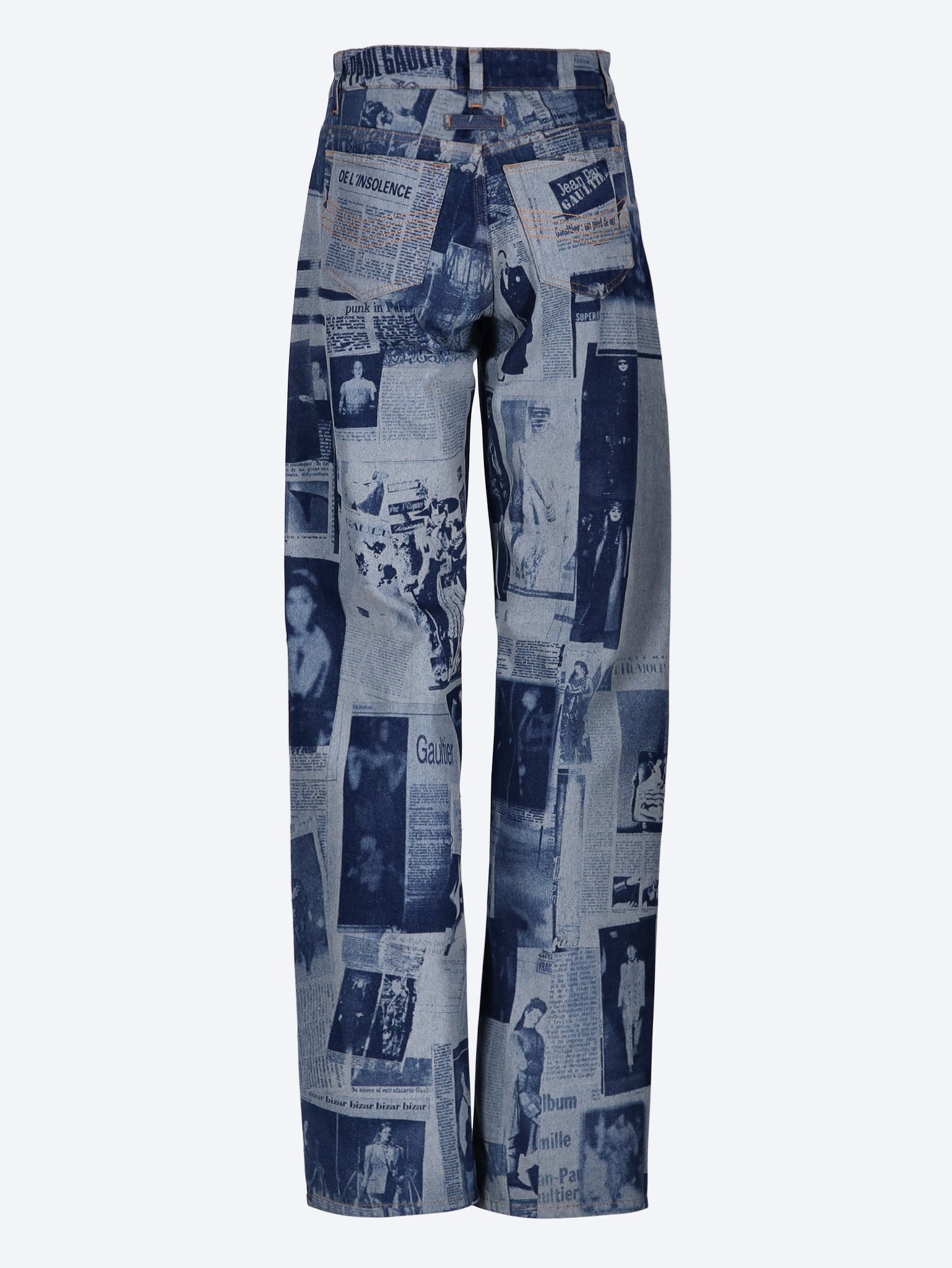 The newspaper printed jeans 3