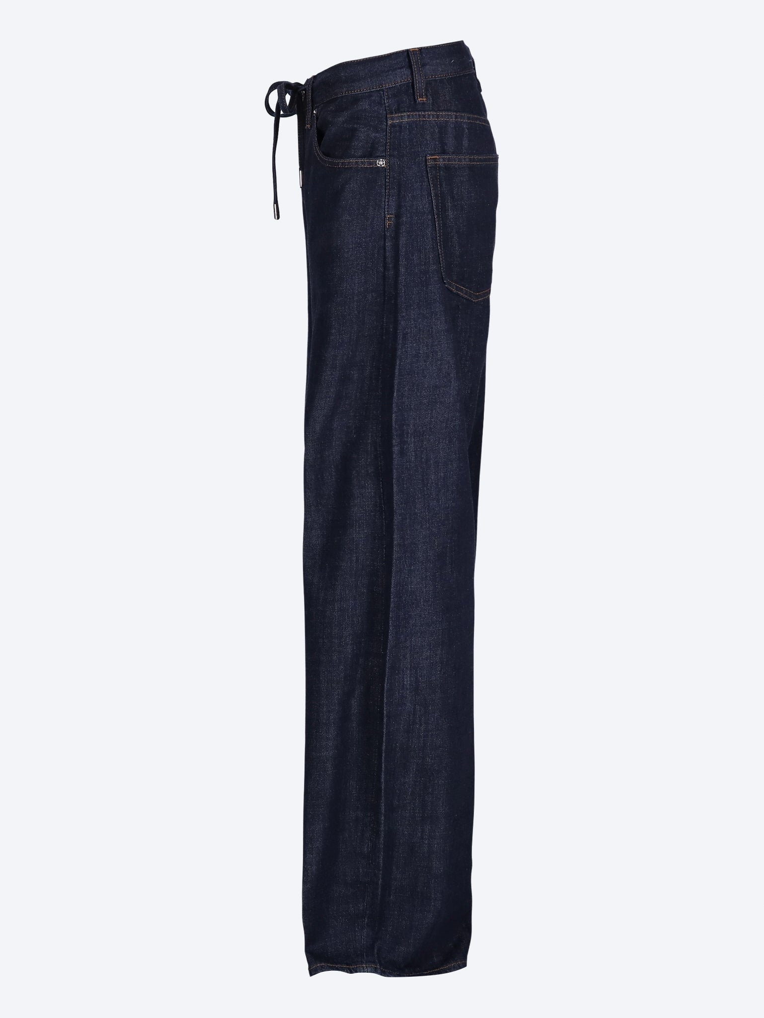 The off duty drawstring bow jeans 2