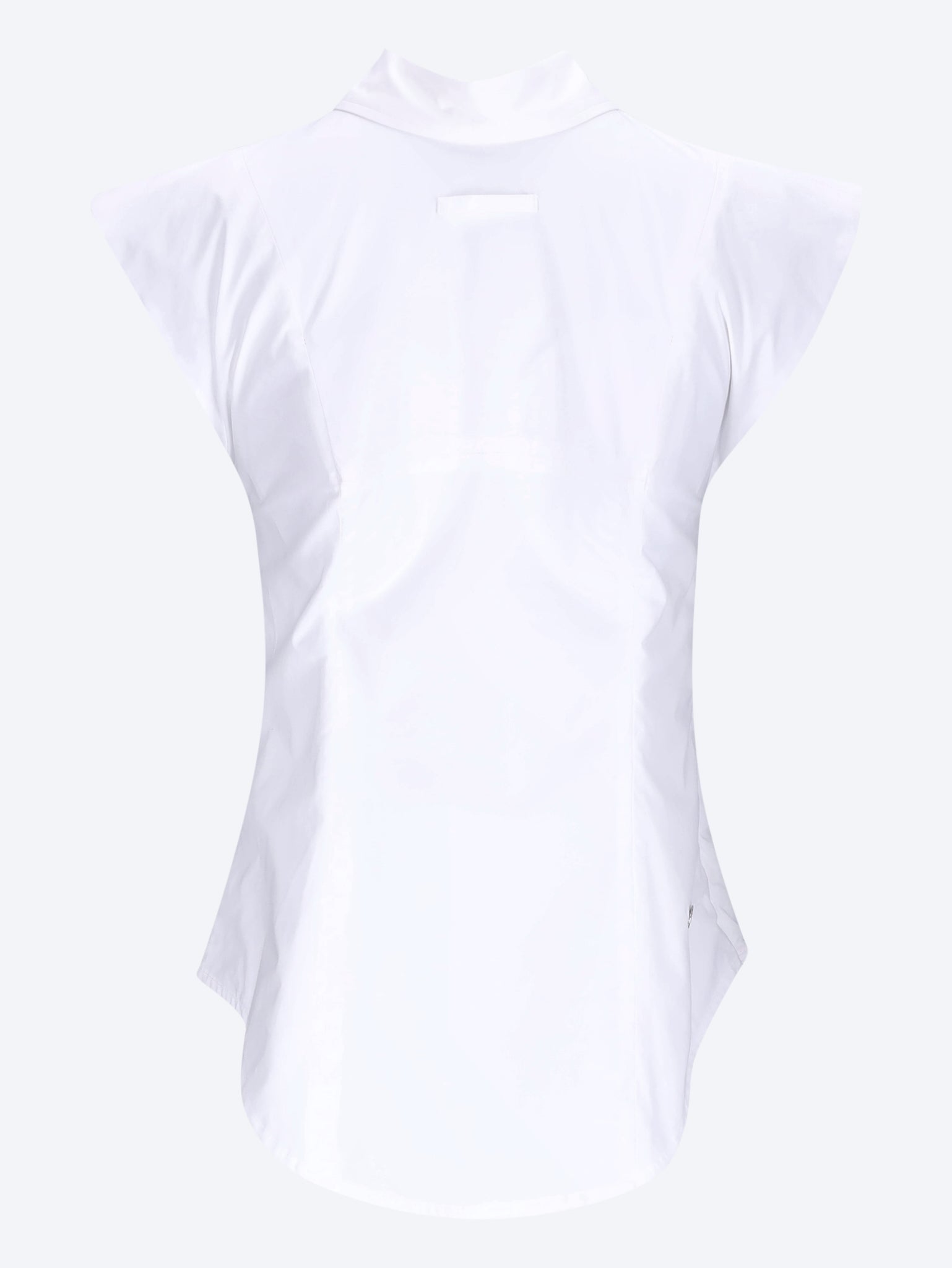 The pointy boobs sleeveless reversed shirt 3