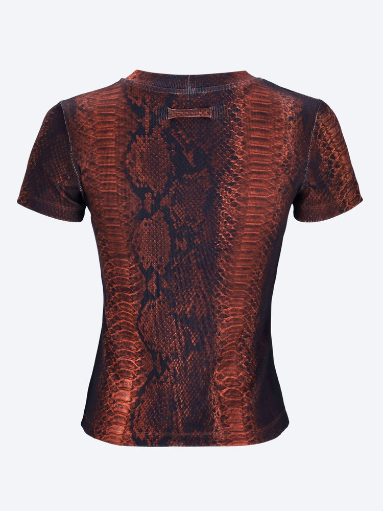 The python printed t-shirt 2