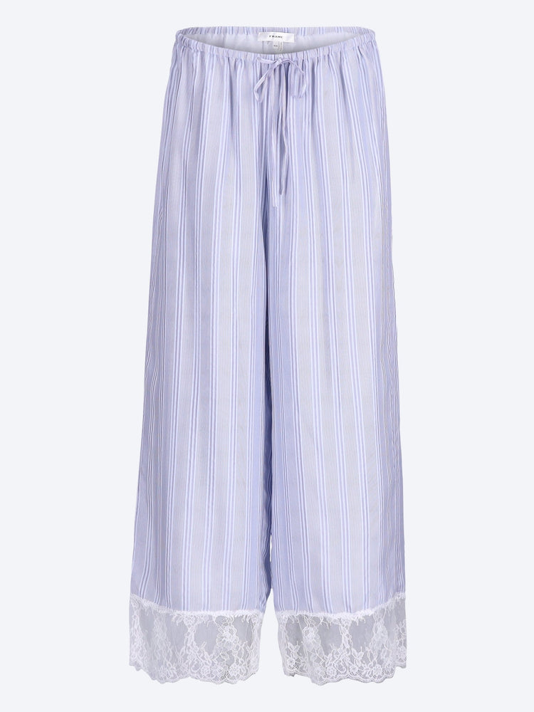 Die Lounge-Hose aus gestreifter Spitze 1