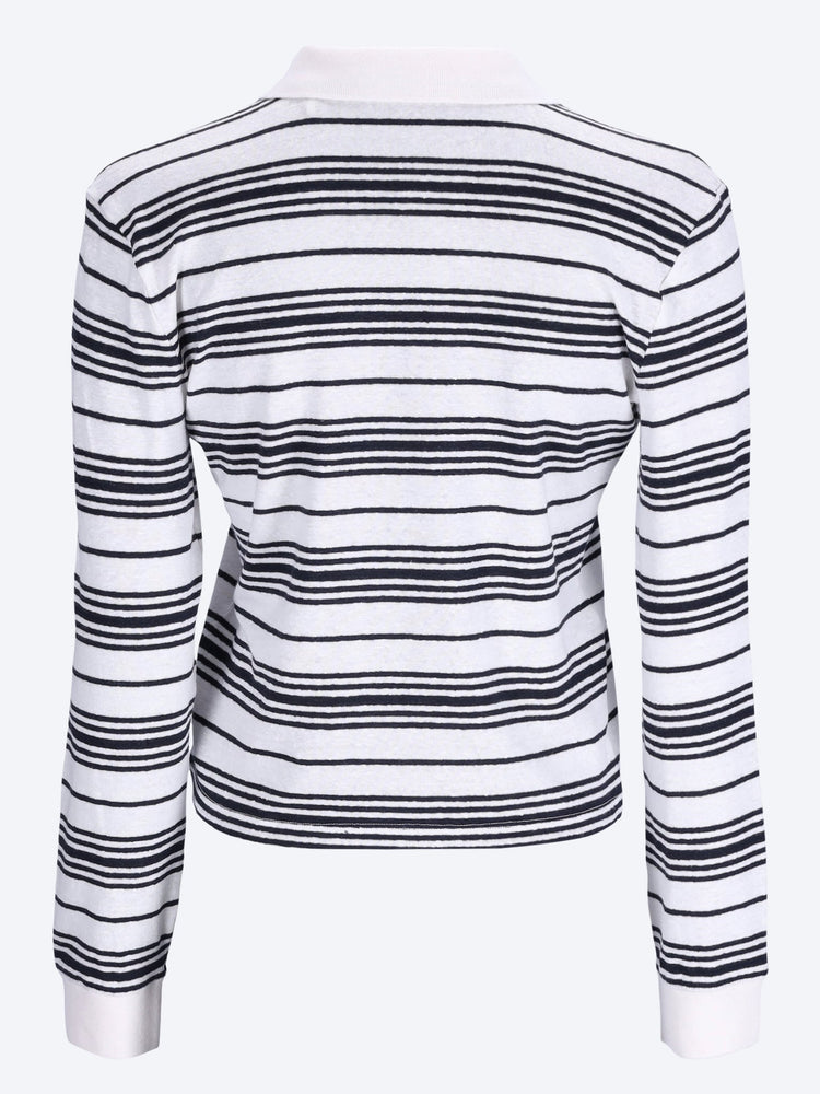 The striped long sleeve polo 3