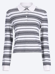 The striped long sleeve polo ref: