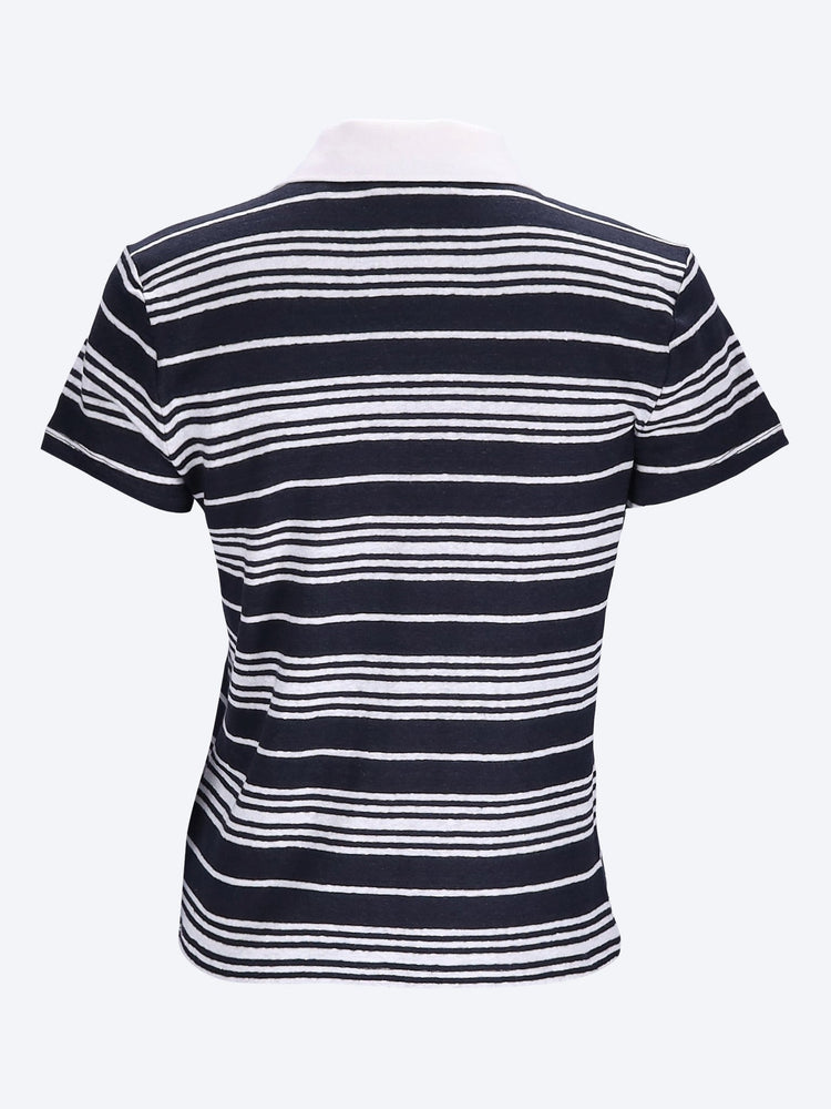 The striped short sleeve polo 2