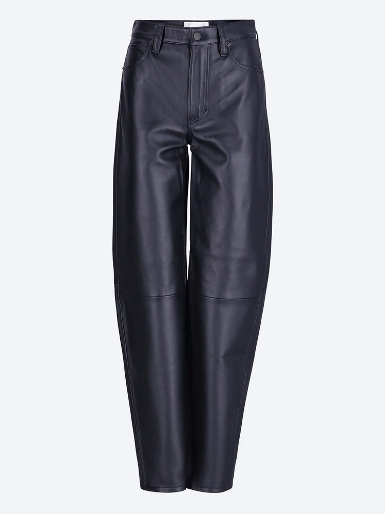 The suede neat pants 1