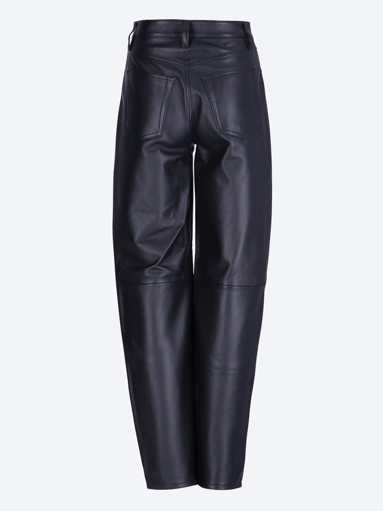 The suede neat pants 3