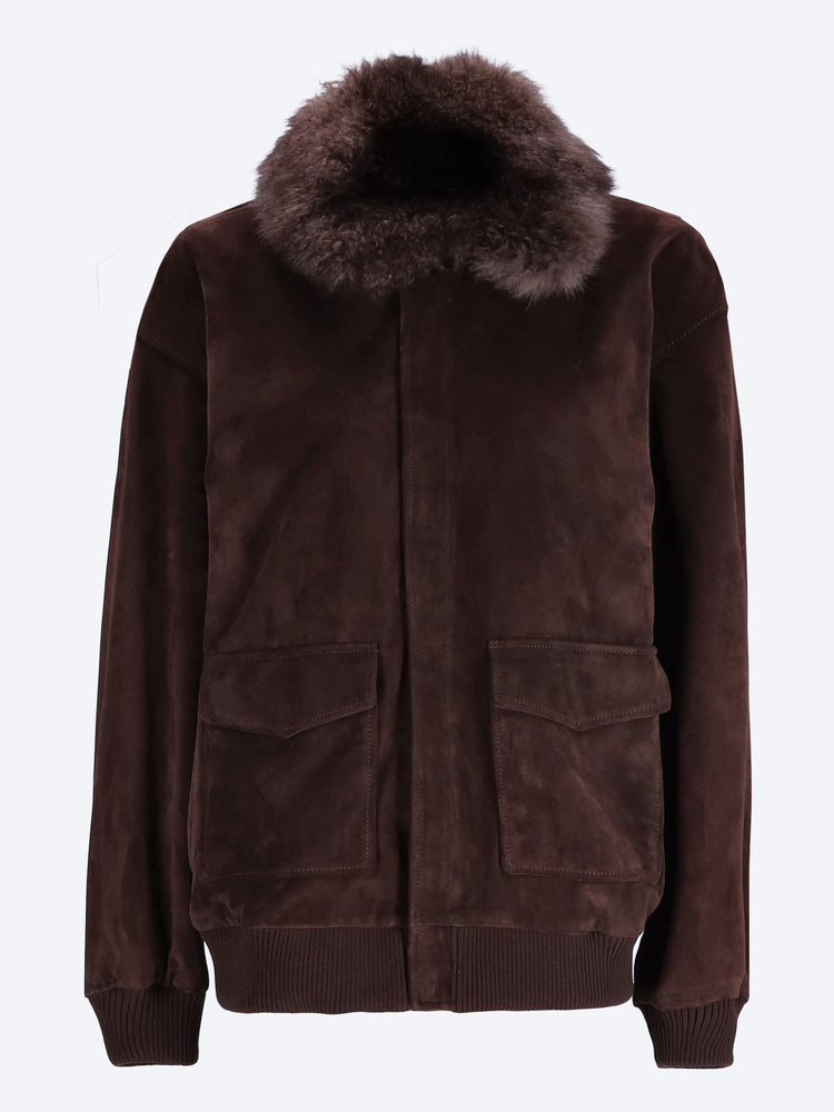 The suede oversized jacket 1