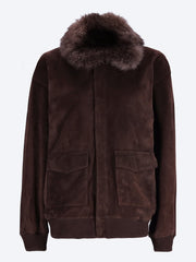The suede oversized jacket ref: