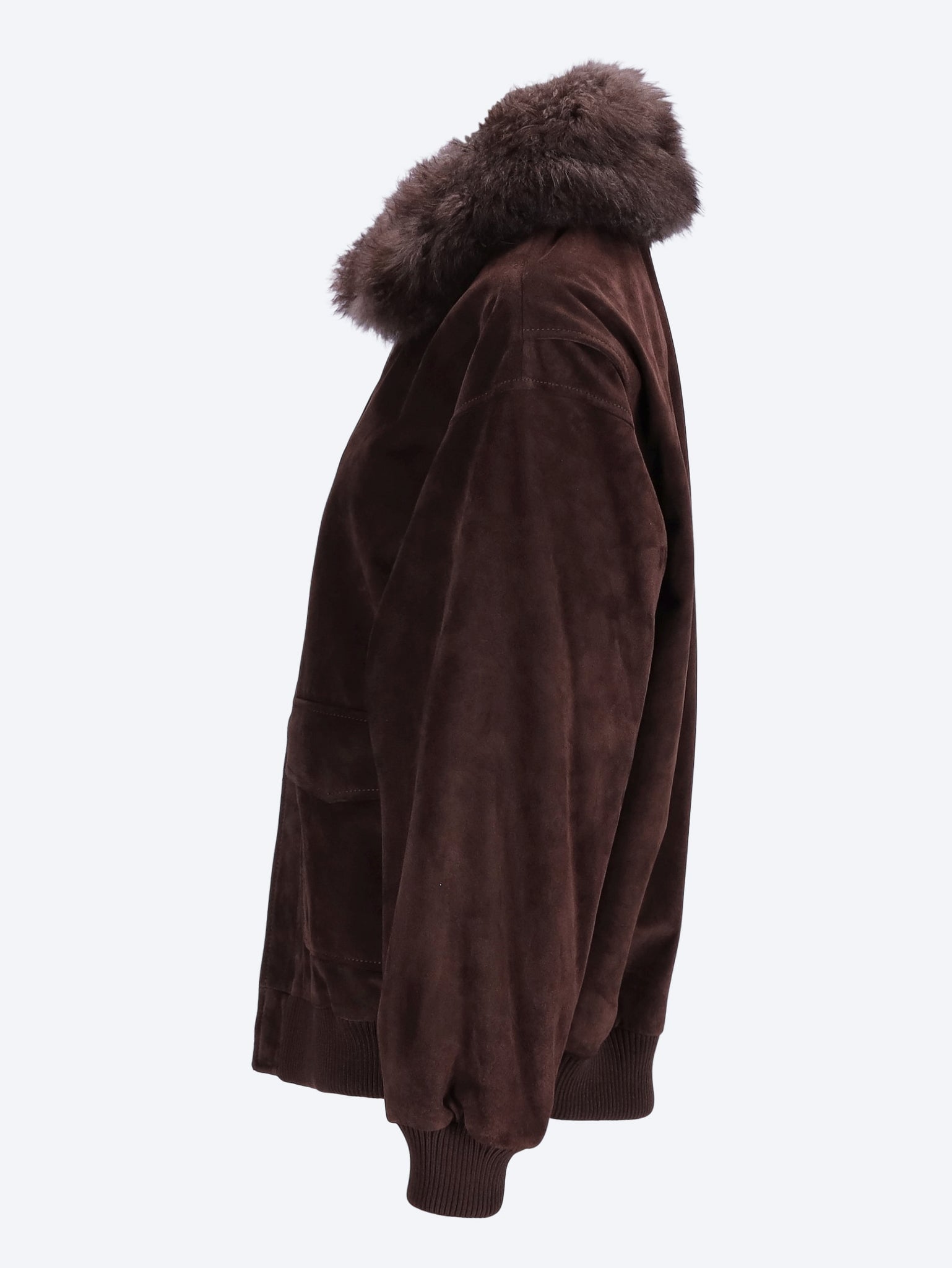 The suede oversized jacket 2