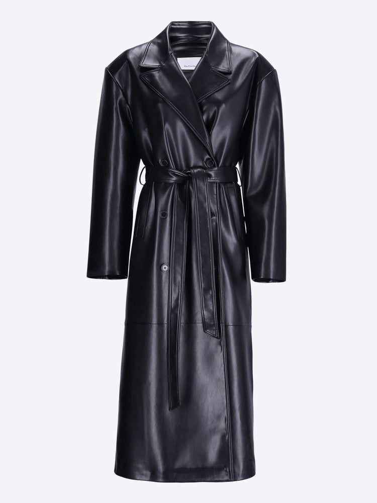 Tina-Trenchcoat aus Kunstleder 1