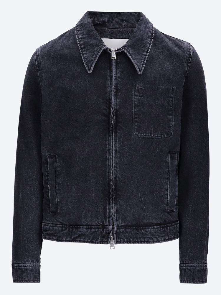 Tonal ami de coeur zipped jacket 1