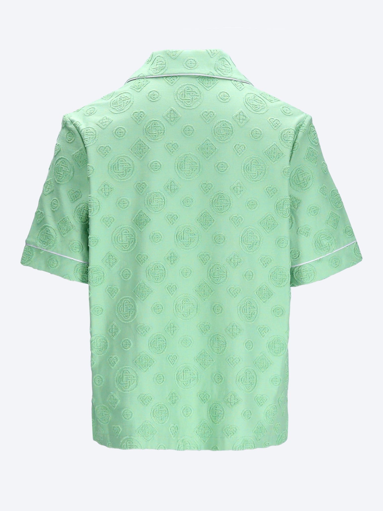 Towelling monogram shirt 2