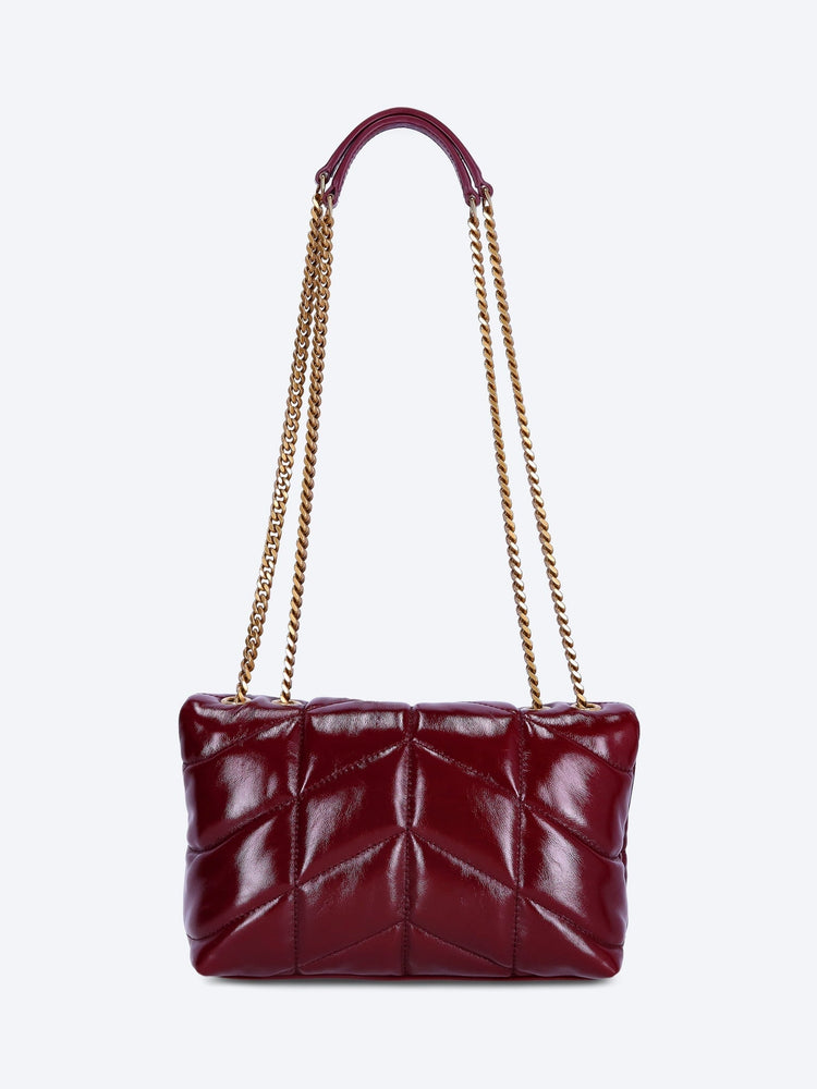 Toy puffer shiny leather shoulder bag 4