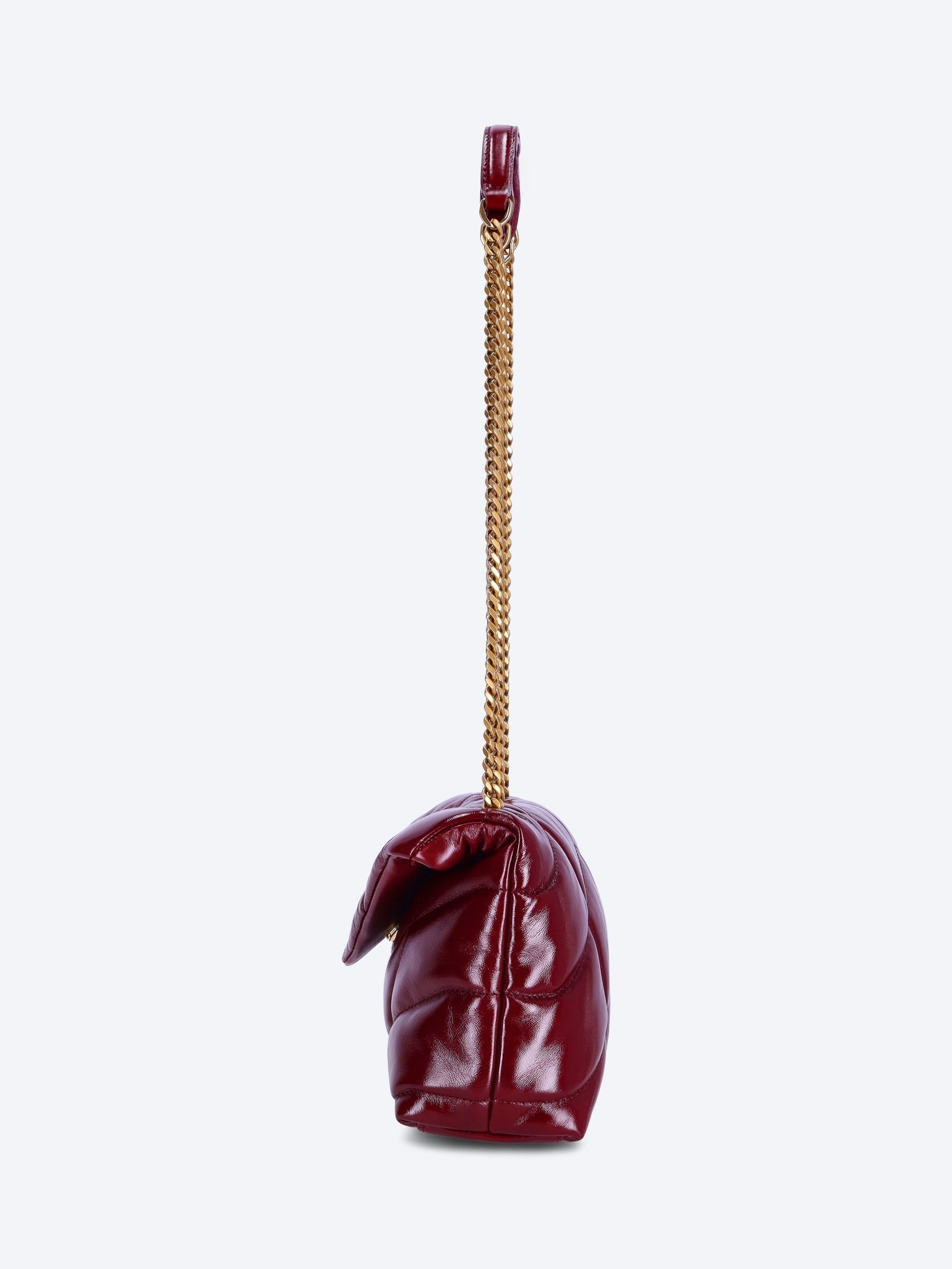 Toy puffer shiny leather shoulder bag 3