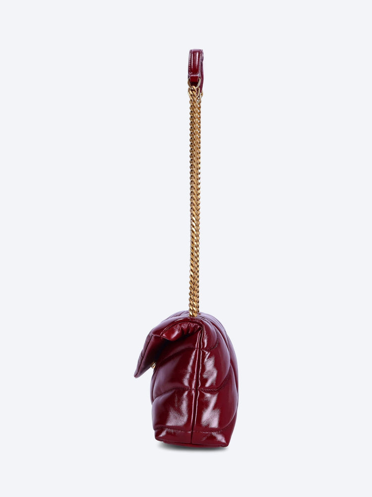 Toy puffer shiny leather shoulder bag 3