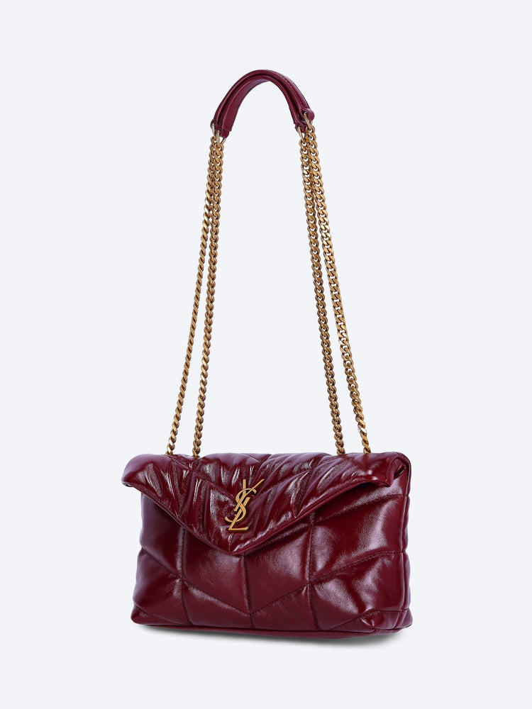 Toy puffer shiny leather shoulder bag 2