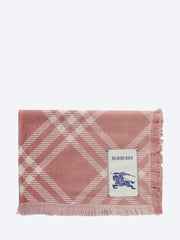 Tri bar check wool scarf ref: