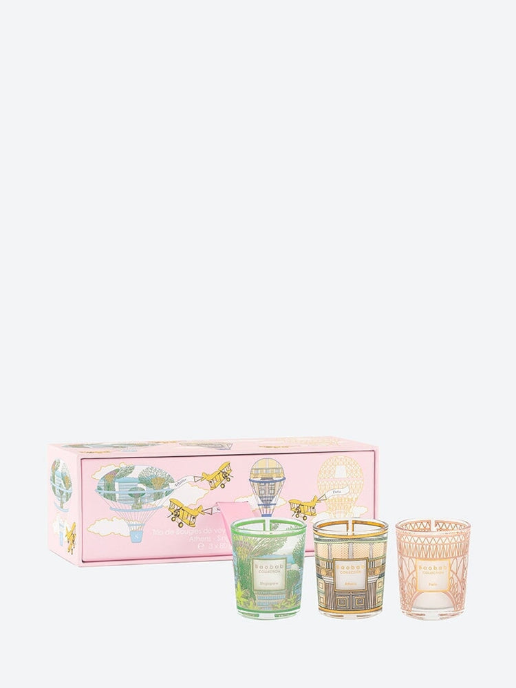 Trio candle singapore-athens-paris 1